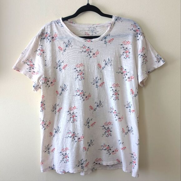 Lucky Brand Women's All Over Floral Tee Size XL - Picture 4 of 8